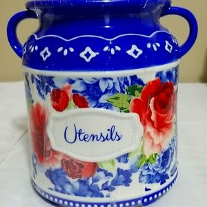 Pioneer woman Heritage Floral Untensil Holder
